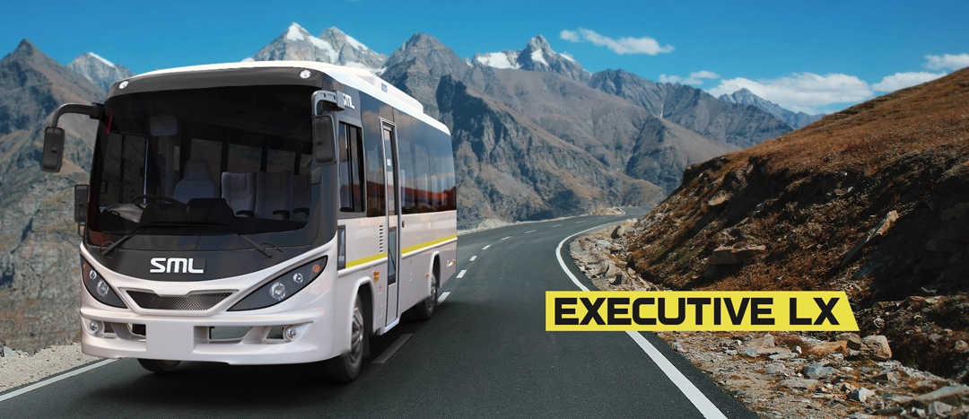 SML Mahindra Executive LX bus